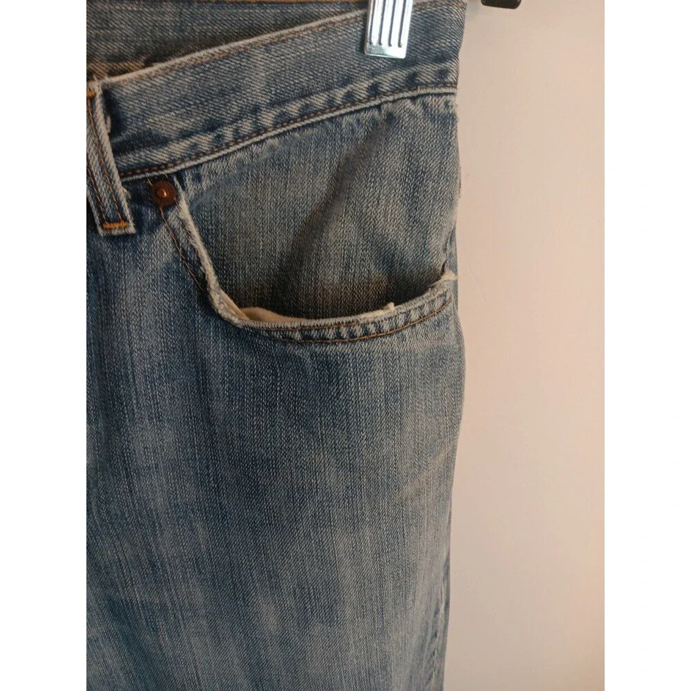 Polo Ralph Lauren Authentic Dungarees Jeans Mens 32x28 Blue Straight Leg Denim